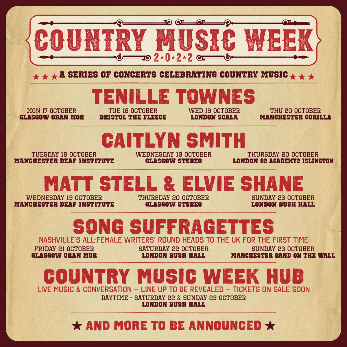 Country Music Week Manchester, Glasgow & London 2022! Northern Chorus