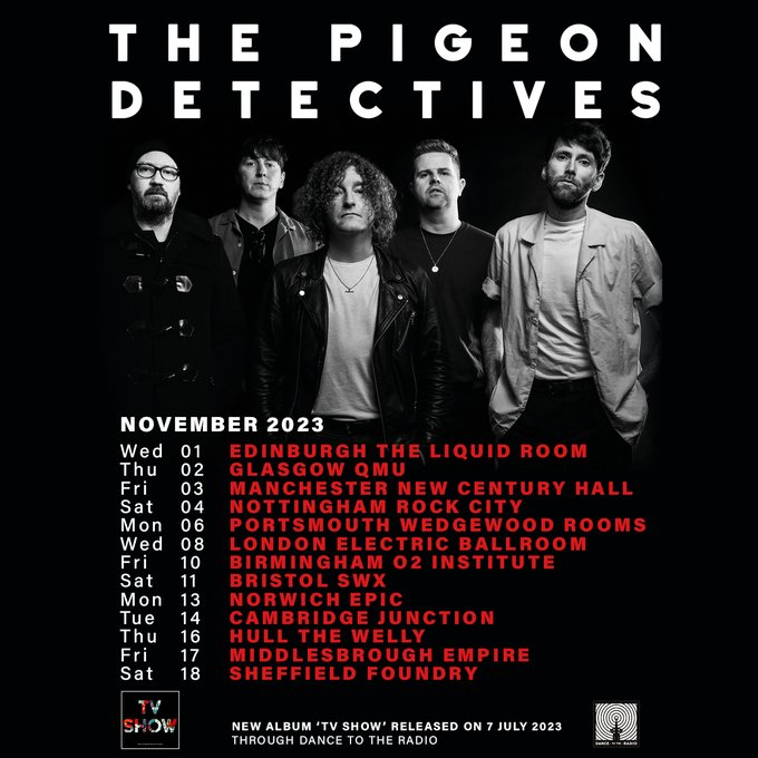 the pigeon detectives tour 2022