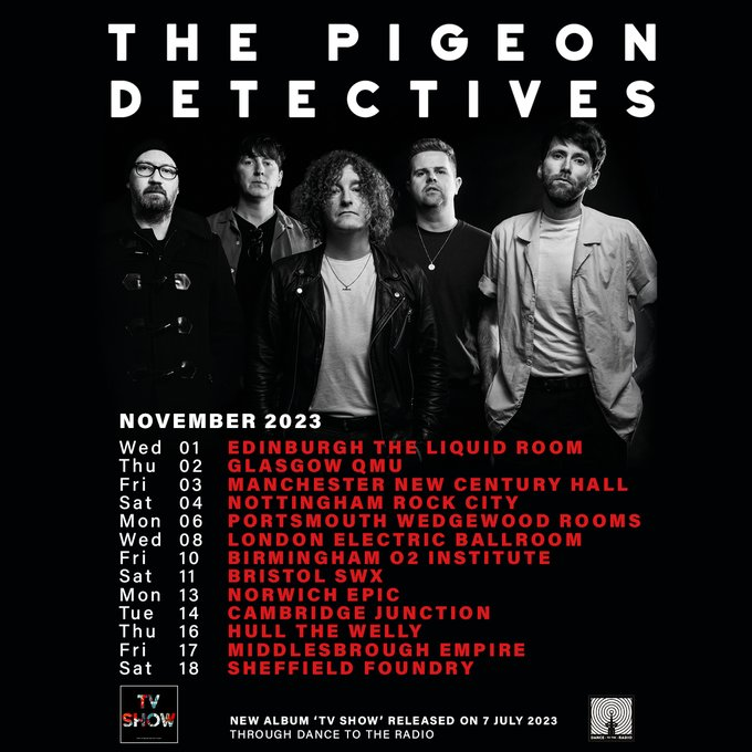 pigeon detectives tour 2023